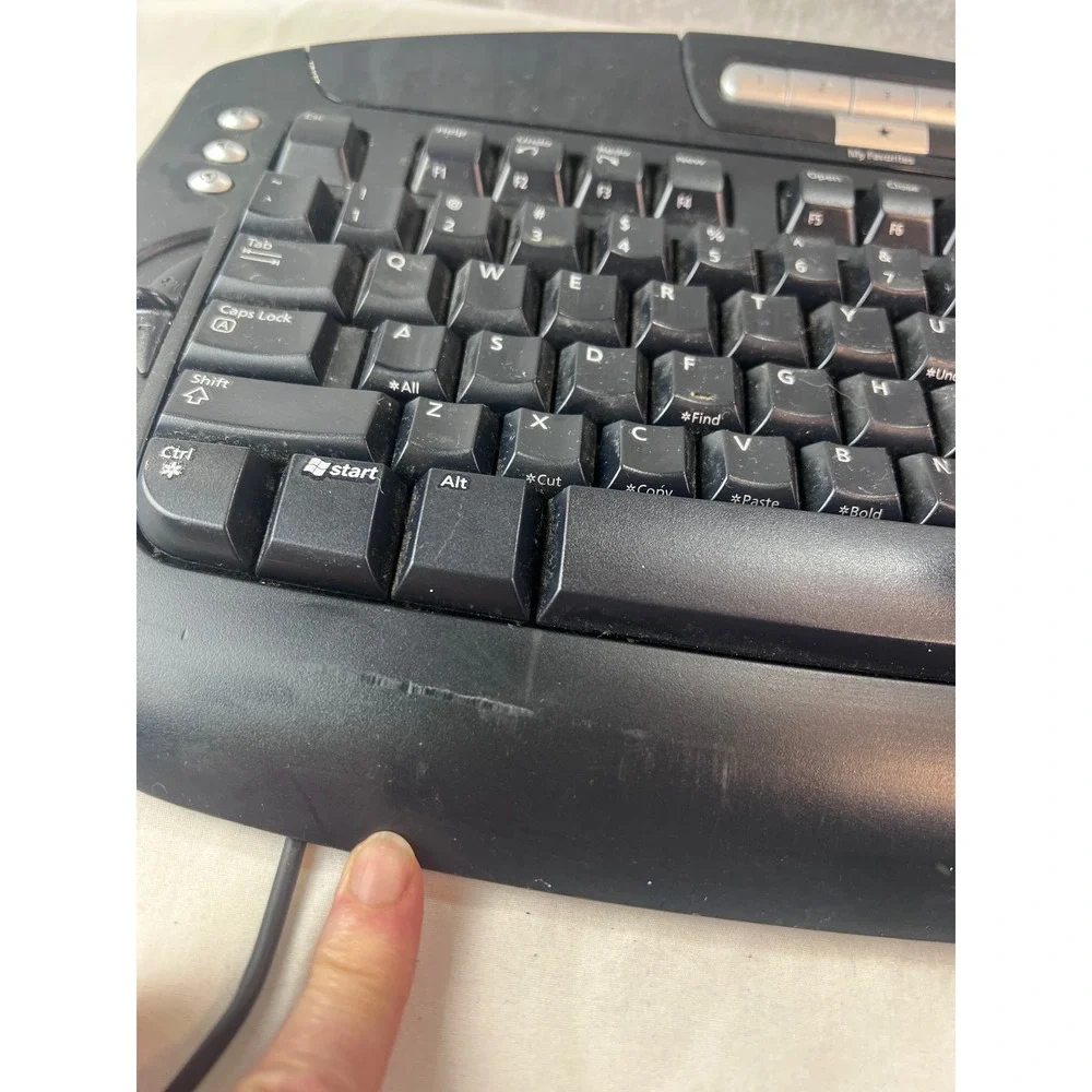 Microsoft Digital Media Keyboard 1.0A Model 1031 Wired USB Multimedia *WORKS*